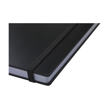 Logotrade promotional product image of: Bamboo Journal Naked Spine Paper Notebook Black A5