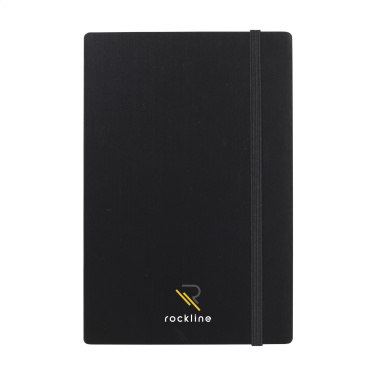 Logotrade advertising products photo of: Bamboo Journal Naked Spine Paper Notebook Black A5