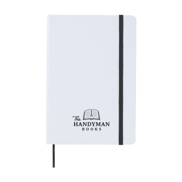 Logo trade promotional items picture of: WhiteNote A5 Paper notebook