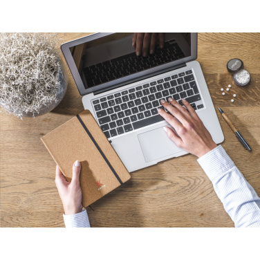 Logotrade advertising product image of: CorkNote A5 Paper notebook