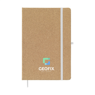 Logo trade corporate gifts picture of: CorkNote A5 Paper notebook