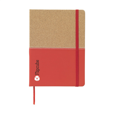 Logo trade promotional gifts image of: Journal Cork Paper Notebook