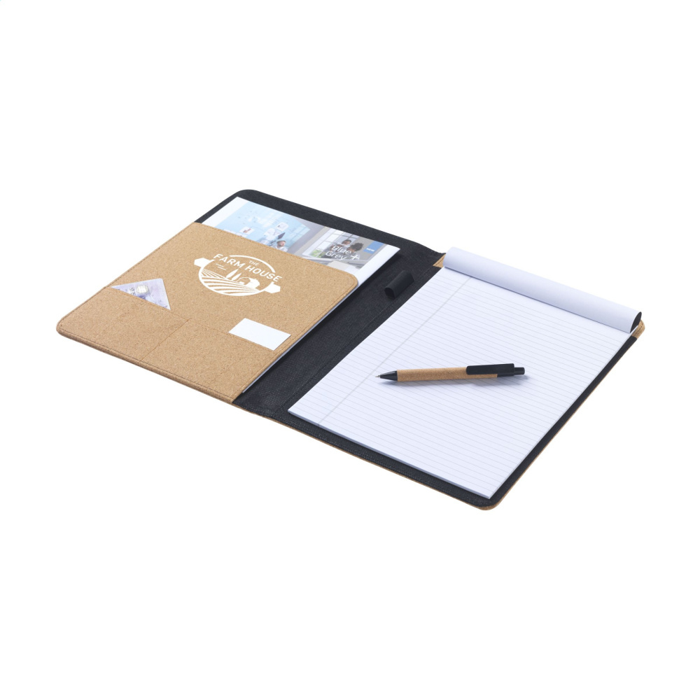Logo trade promotional items image of: Eco Conference Cork A4 document folder