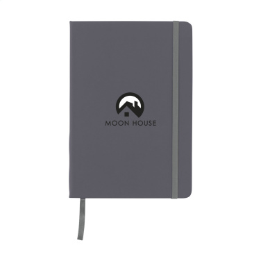 Logo trade promotional merchandise photo of: BudgetNote A5 Lines Paper Notebook