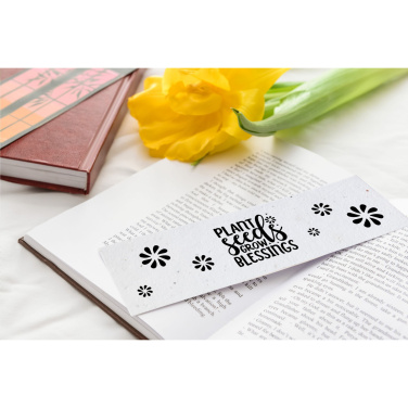 Logo trade promotional products picture of: Seed Paper Bookmark