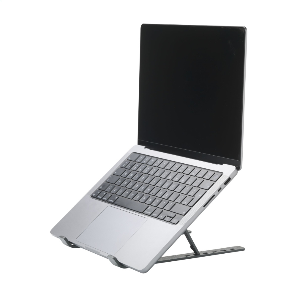 Logo trade promotional gift photo of: Standby GRS Recycled Alu Laptop Stand