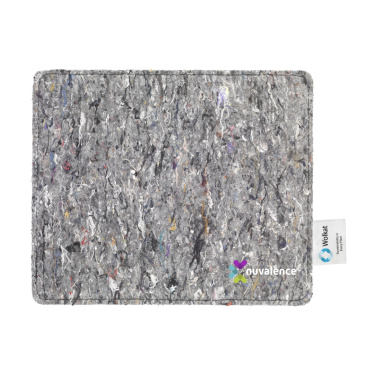 Logo trade advertising product photo of: Wolkat Tangier Recycled Textile Mousepad