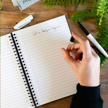 Logo trade promotional item photo of: MOYU Erasable Stone Paper Notebook CraftCover 18 pages