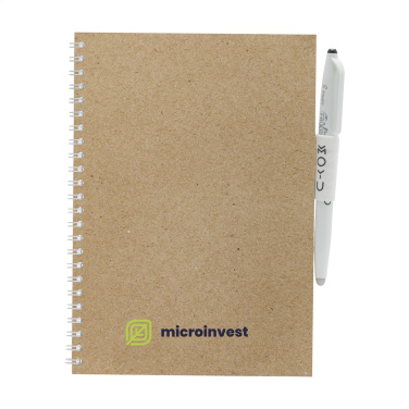 Logo trade promotional merchandise photo of: MOYU Erasable Stone Paper Notebook CraftCover 18 pages