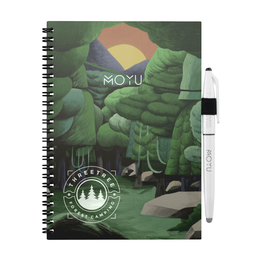Logotrade advertising product image of: MOYU Erasable Stone Paper Notebook Custom SoftCover