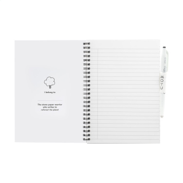Logo trade corporate gifts picture of: MOYU Erasable Stone Paper Notebook Custom SoftCover