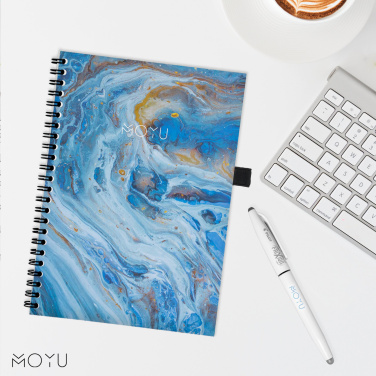 Logo trade promotional products image of: MOYU Erasable Stone Paper Notebook Custom SoftCover