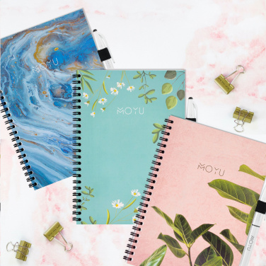 Logo trade corporate gifts picture of: MOYU Erasable Stone Paper Notebook Custom SoftCover