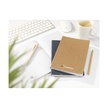 Logo trade promotional giveaways picture of: Paper Notebook GRS Washable Kraft Cover A5