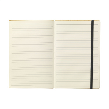 Logotrade promotional item picture of: Bamboo Journal Naked Spine Paper Notebook A5