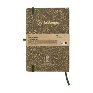 Logotrade business gifts photo of: TeaGround Cork Paper Notebook A5