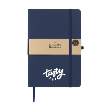 Logotrade corporate gift image of: Recycled GRS PU Paper Notebook A5