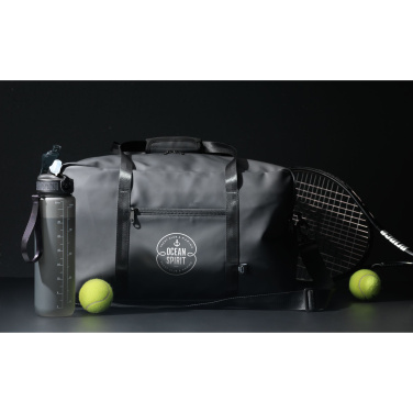Logo trade business gifts image of: Lennon RCS Recycled PU Sports-/Travelbag