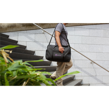 Logo trade promotional products image of: Lennon RCS Recycled PU Sports-/Travelbag