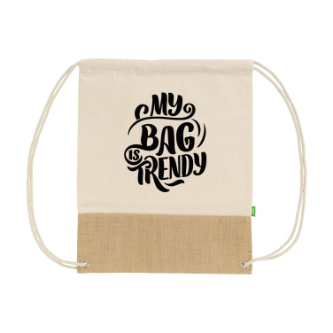 Logotrade promotional products photo of: Combi Organic Backpack (160 g/m²)