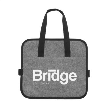Logo trade promotional items image of: Trunk GRS RPET Felt Organiser Cooler bag