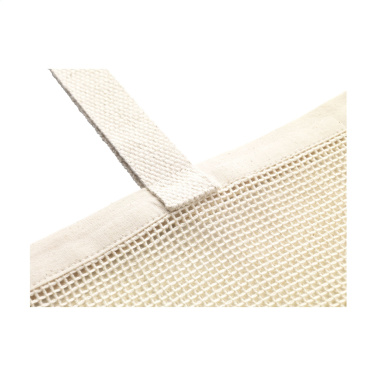 Logotrade promotional item image of: Natura Organic Mesh Shopper (180 g/m²) shopping bag