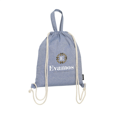 Logotrade business gift image of: GRS Recycled Cotton PromoBag Plus (180 g/m²) backpack