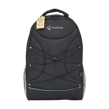 Logo trade promotional giveaways image of: Flashline GRS RPET Laptop Backpack