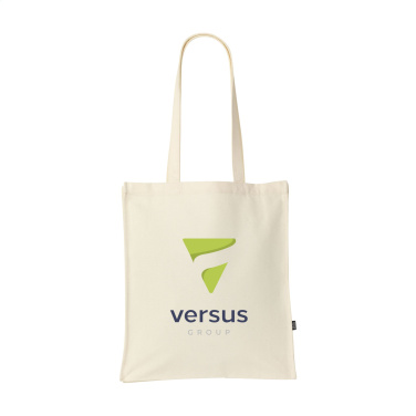 Logo trade corporate gifts image of: Solid Bag GRS Recycled Canvas (340 g/m²)