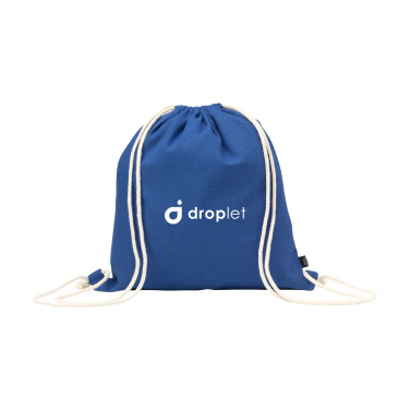 Logo trade advertising products image of: PromoColour GRS Recycled Cotton Backpack (150 g/m²)