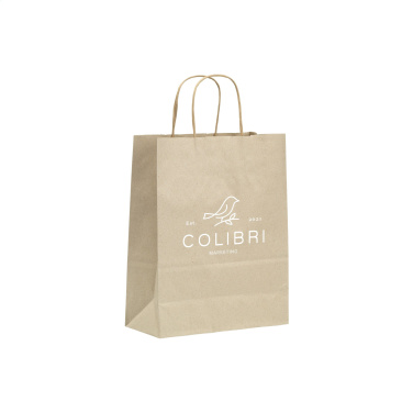 Logotrade promotional gift image of: Leaf It Bag recycled grass paper (90 g/m²) S