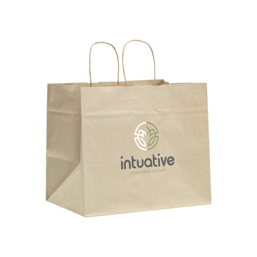 Logotrade promotional merchandise photo of: Leaf It Bag recycled grass paper (90 g/m²) XL