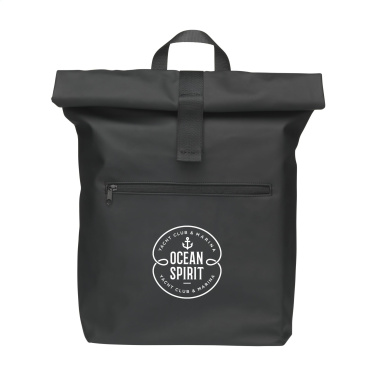 Logo trade promotional product photo of: Lennon Roll-Top Recycled Backpack