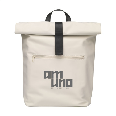 Logotrade promotional gift picture of: Lennon Roll-Top Recycled Backpack