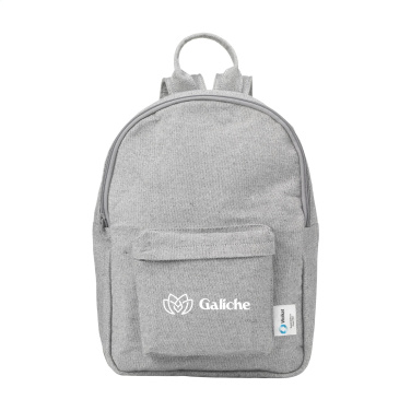 Logo trade promotional products image of: Wolkat Agadir Recycled Textile Backpack