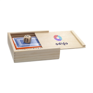 Logo trade business gifts image of: Dice & Play game
