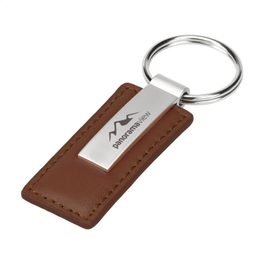 Logotrade promotional item image of: LeatherKey keyring