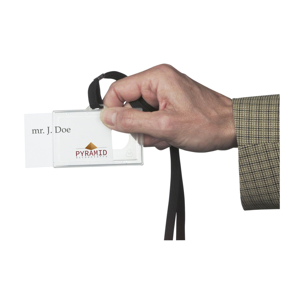 Logo trade advertising product photo of: LanyardBadge
