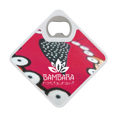 Logo trade promotional merchandise photo of: Coaster Opener
