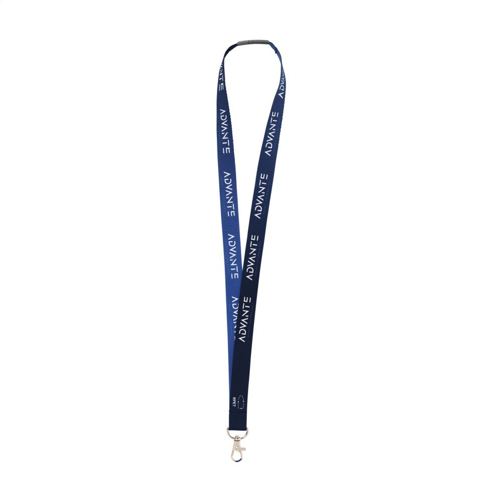 Logotrade promotional merchandise picture of: Lanyard Sublimation Safety RPET 2 cm lanyard