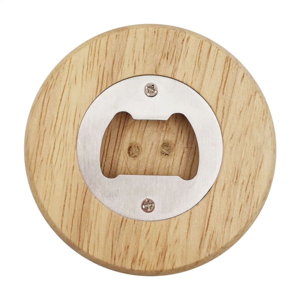 Logo trade promotional merchandise image of: Rondo circular bottle opener