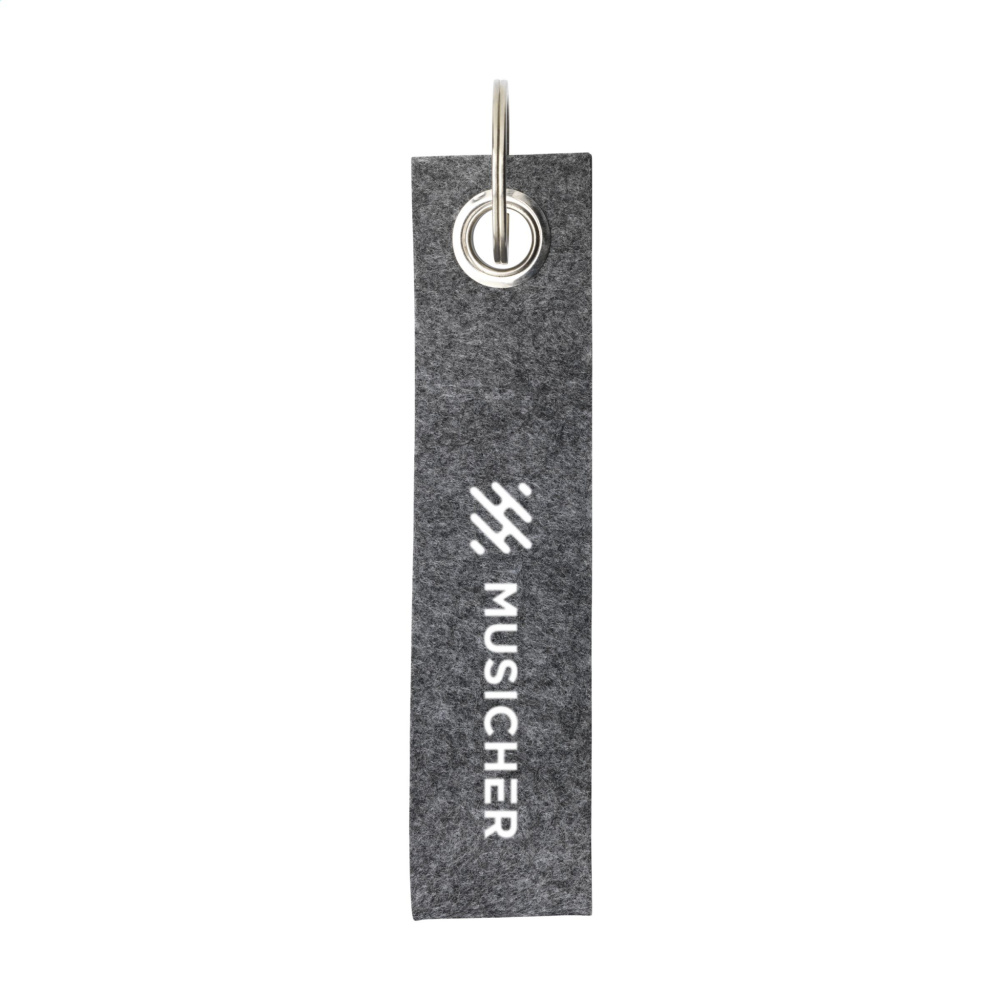 Logotrade promotional merchandise picture of: GRS RPET Felt Keyring