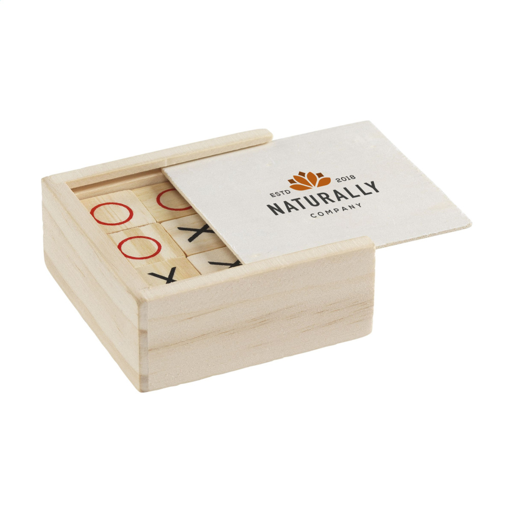 Logotrade promotional gift picture of: Tic Tac Toe Game Bamboo