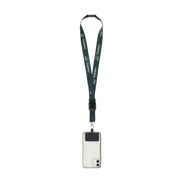 Logo trade promotional merchandise image of: Lanyard Promo Complete Sublimatie RPET 2 cm with Patch