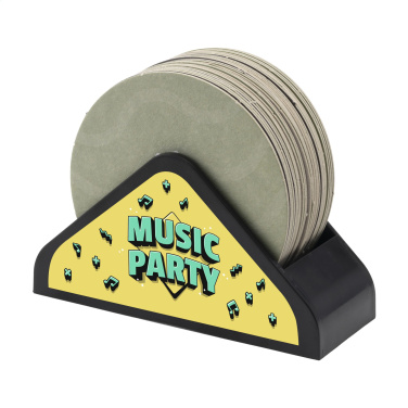 Logotrade promotional merchandise picture of: Recycled Holder Beer Coasters