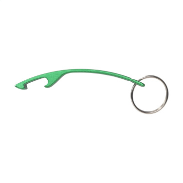 Logo trade promotional products picture of: Alu Opener GRS Recycled keyring