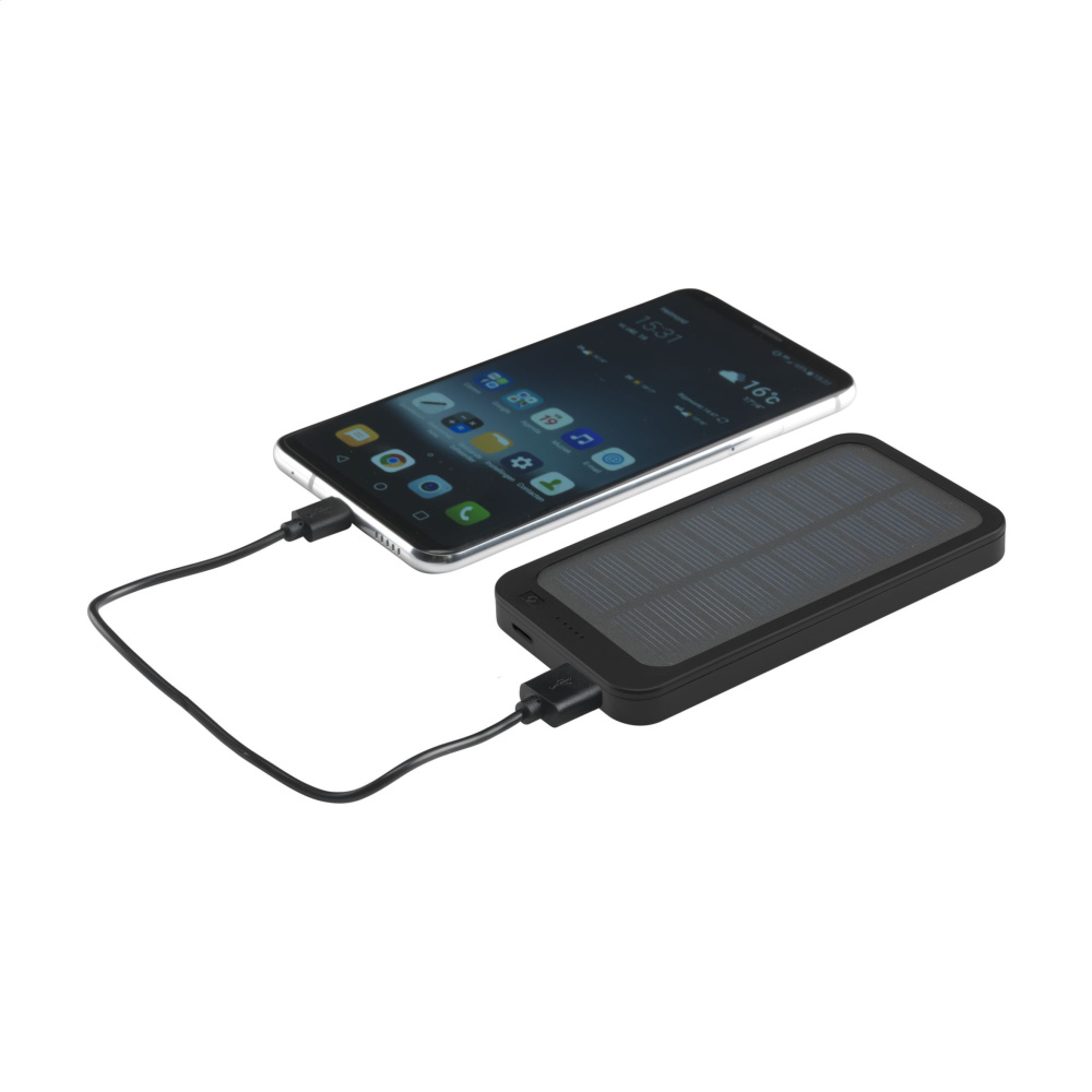 Logotrade promotional gift picture of: Solar RCS Powerbank 4000 power charger