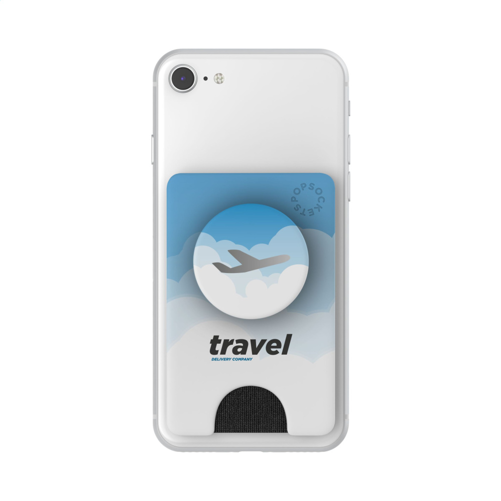 Logotrade promotional item picture of: PopSockets® PopWallet+ card holder with PopGrip