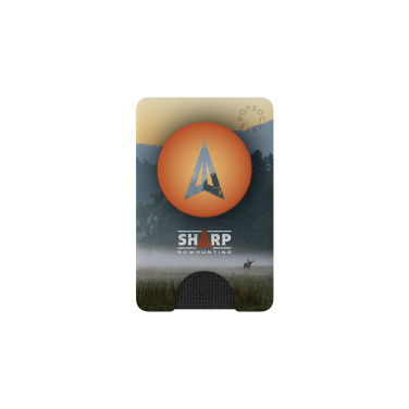 Logo trade promotional merchandise image of: PopSockets® PopWallet+ card holder with PopGrip