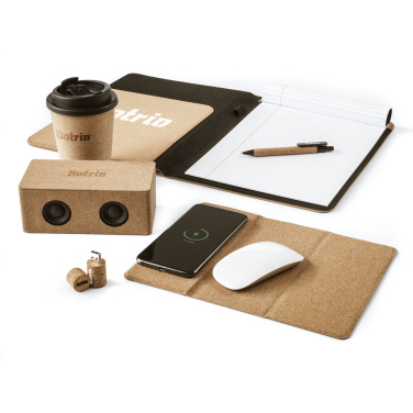 Logotrade promotional merchandise picture of: Cork Wireless Charging Mousepad